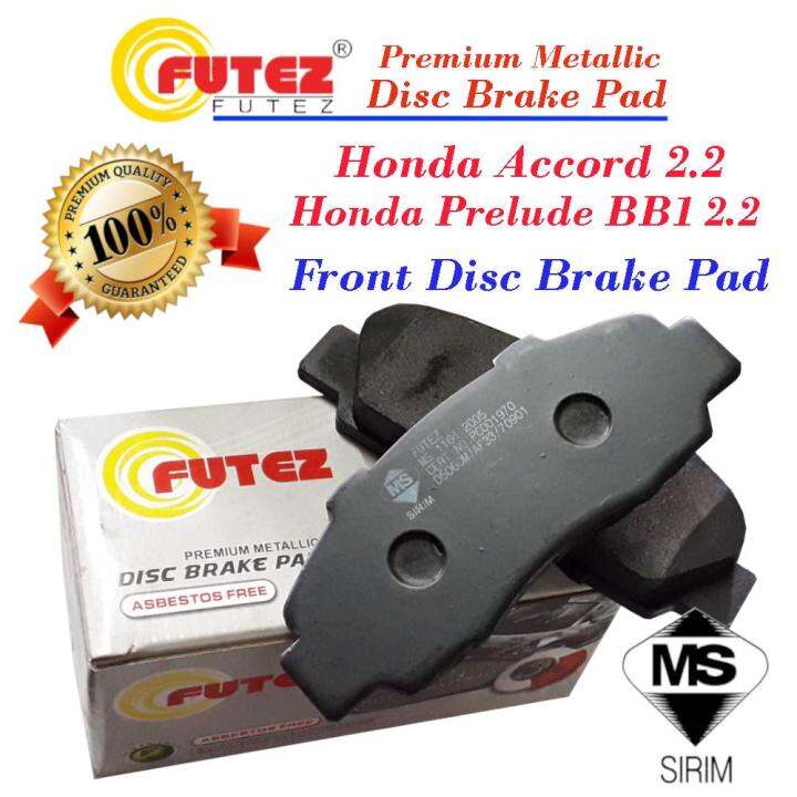 Honda Accord SV4 2.2, Honda Prelude BB1 2.2 Front Futez Disc Brake Pad
