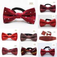 Red Boy Bowtie หูกระต่าย โบว์ไทเด็ก สีแดง สำเร็จรูป สายเลื่อนปรับระดับสั้นยาวได้ หลากหลายสี เหมาะใช้เทศกาล Christmas งานโรงเรียน งานแสดง งานแต่งงาน น่ารัก