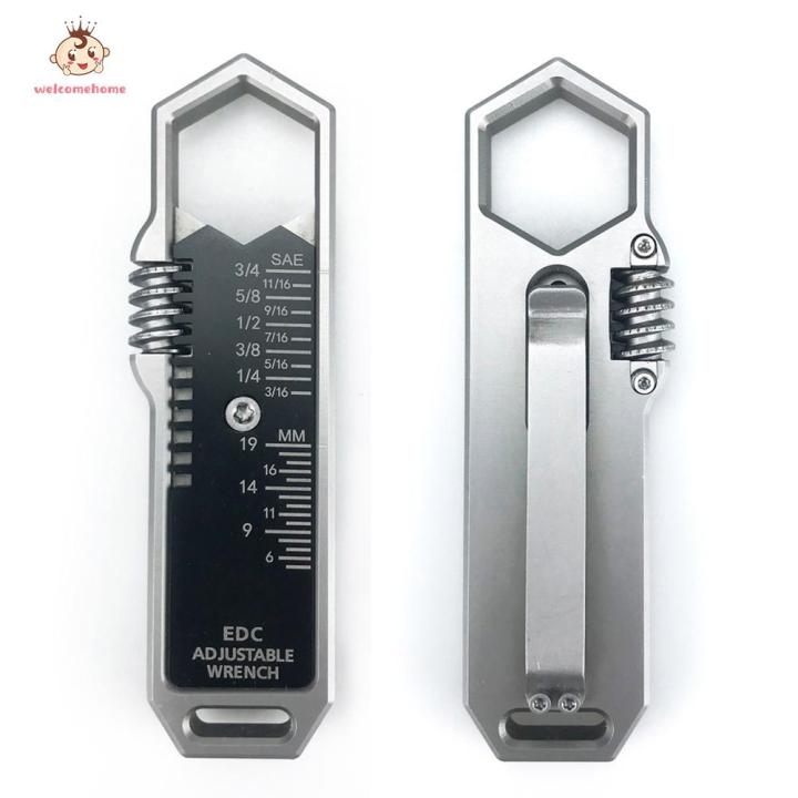 ประแจ-edc-ขนาดเล็ก6-19มม-ปรับได้ประแจประแจ-edc-ขนาดเล็กประแจอเนกประสงค์เครื่องมือกระเป๋าอุปกรณ์ตั้งแคมป์กลางแจ้ง