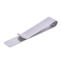 [KUNLIAN] 1PC Men Tie CLIP สไตล์คลาสสิกเรียบง่ายชายธุรกิจเนคไทสแตนเลสคลิป