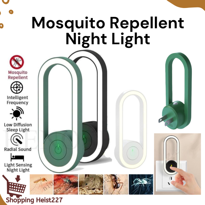 100 ORIGINAL!!! MOSQUITO REPELLENT NIGHT LIGHT Ultrasonic Repellent Sleep night light