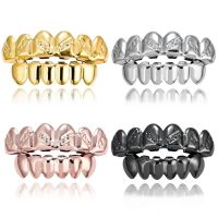 M8TT ปากด้านบนด้านล่าง ฟันฮิปฮอป grillz โลหะสำหรับตกแต่ง ทองเงินเงิน เครื่องประดับทันตกรรม แฟชั่นสำหรับผู้หญิง หมวกครอบฟัน ชายหญิง