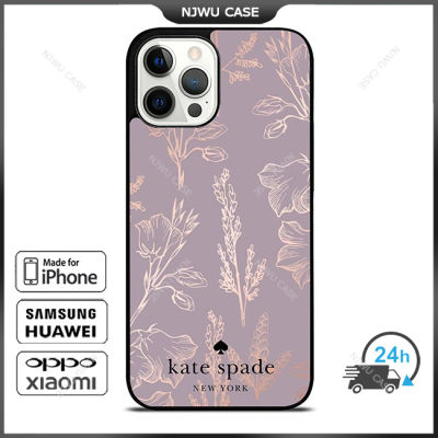 KateSpade 092 Phone Case for iPhone 14 Pro Max / iPhone 13 Pro Max / iPhone 12 Pro Max / XS Max / Samsung Galaxy Note 10 Plus / S22 Ultra / S21 Plus Anti-fall Protective Case Cover