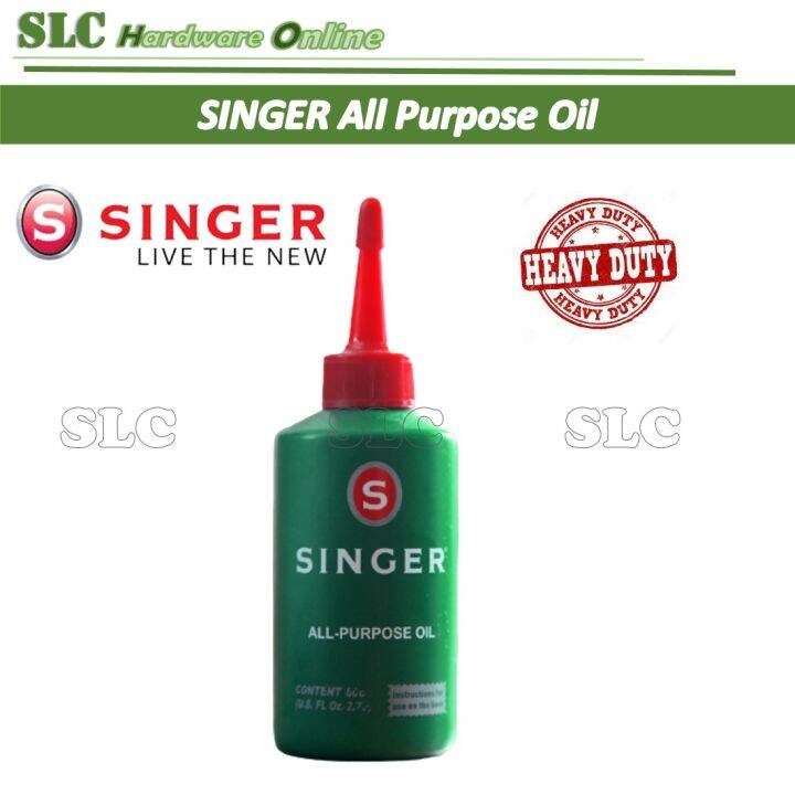 SINGER All Purpose Oil Sewing Machine Oil 80 cc / Minyak Mesin Jahit