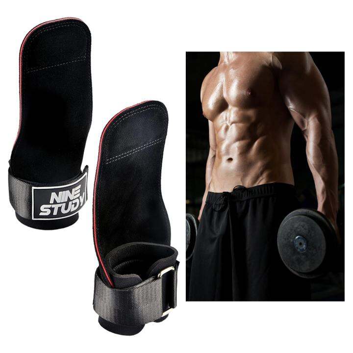 Flameer Weight Lifting Hooks Grip Pull up Wrist Straps for