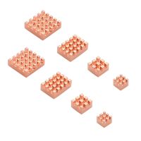 2Set Heat Sink Metal Copper Heatsink Passive Cooling Pad Heat Dissipation Radiator for 4 Model B