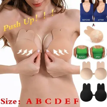 Cup ABCDEF Women Self-Adhesive Silicone Bras Front Closure