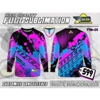 Ready Stock Totem Long Sleeve Full Sublimation - Violet