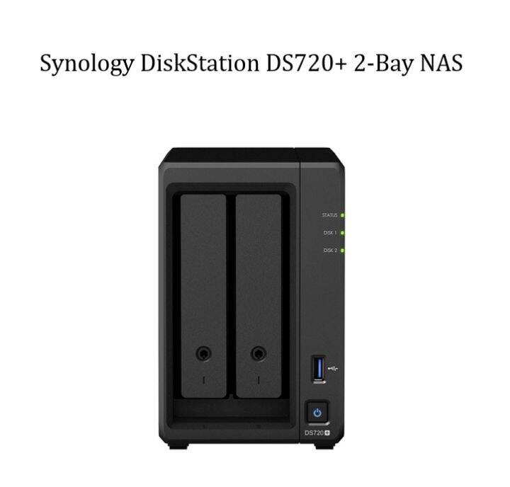 Ssd Festplatte Synology DS720+ NAS System Mit 2x8TB - 16TB