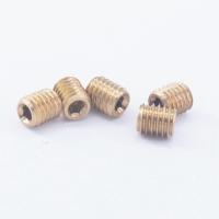 LOT 5  M5 Male Brass Pipe Countersunk Plug Internal Hex Socket Allen Head Pipe End Cap Pipe Fittings Accessories