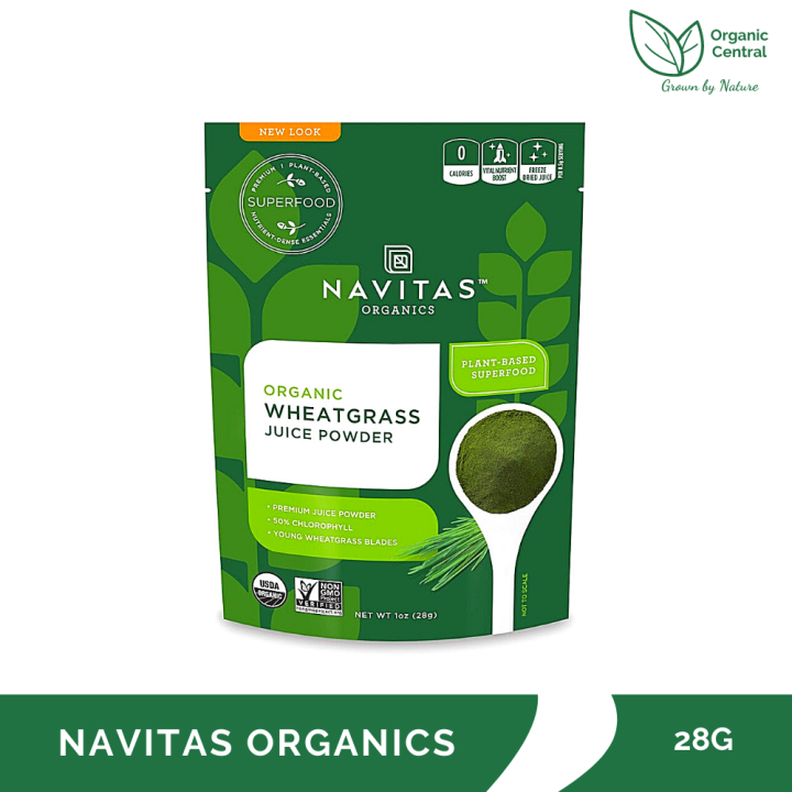 Navitas Organics Wheatgrass Juice Powder 28g Lazada PH