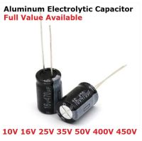 20PCS 35V 470uF 100UF 220UF  330UF 470UF 680UF 1000UF 47UF 1500UF 10UF 22UF Aluminum Electrolytic Capacitor 4V 10V 16V 25V 35V Electrical Circuitry Pa