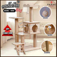 ?Akane? คอนโดแมว รุ่น 4003 มาพร้อม ที่ลับเล็บแมว ที่นอนแมว ของเล่นสัตว์เลี้ยง CAT-TOWER