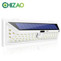 CHIZAO 66 LED พลังงานแสงอาทิตย์ไฟกลางแจ้ง Motion Sensor แสงไร้สายกันน้ำ IP65การรักษาความปลอดภัยพลังงานแสงอาทิตย์โคมไฟด้านหน้าประตูไฟฉุกเฉิน