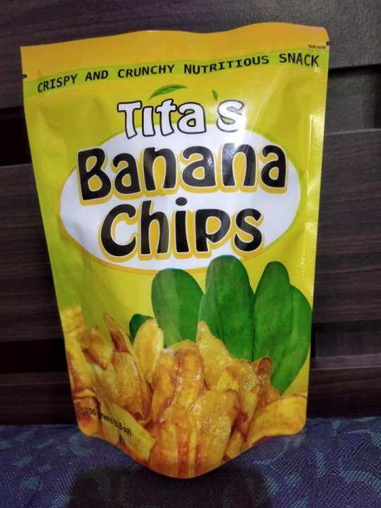 Tita's banana chips from Gumaca Quezon New stock (2.8 oz) expiry 16