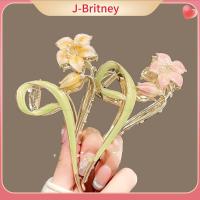 J-BRITNEY เครื่องประดับผมหนาขนาดใหญ่ที่ตกแต่งผมสำหรับเด็กผู้หญิงกิ๊บหนีบผมกิ๊บคุณผู้หญิงกิ๊ฟติดผมดอกไม้