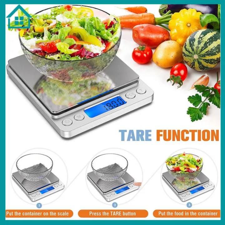 Casa Halasan Food Digital Weighing Scale Kitchen Food Measuring Scale ...