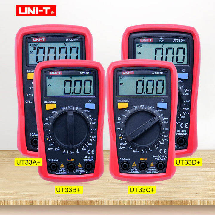 【Ready Stock】Palm Size Digital Multimeters UNIT UT33C+ Professional