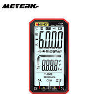 METERK 4.7นิ้วจอแสดงผล LCD Ac/dc ดิจิตอลมัลติมิเตอร์ Ultraportable True-RMS มัลติมิเตอร์อัตโนมัติตั้งแต่หลายทดสอบกับแอมป์โวลต์โอห์มความจุต่อเนื่องอุณหภูมิความถี่ไดโอดการทดสอบ NCV ทดสอบสำหรับอิเล็กทรอนิกส์ยานยนต์ HVAC เทค