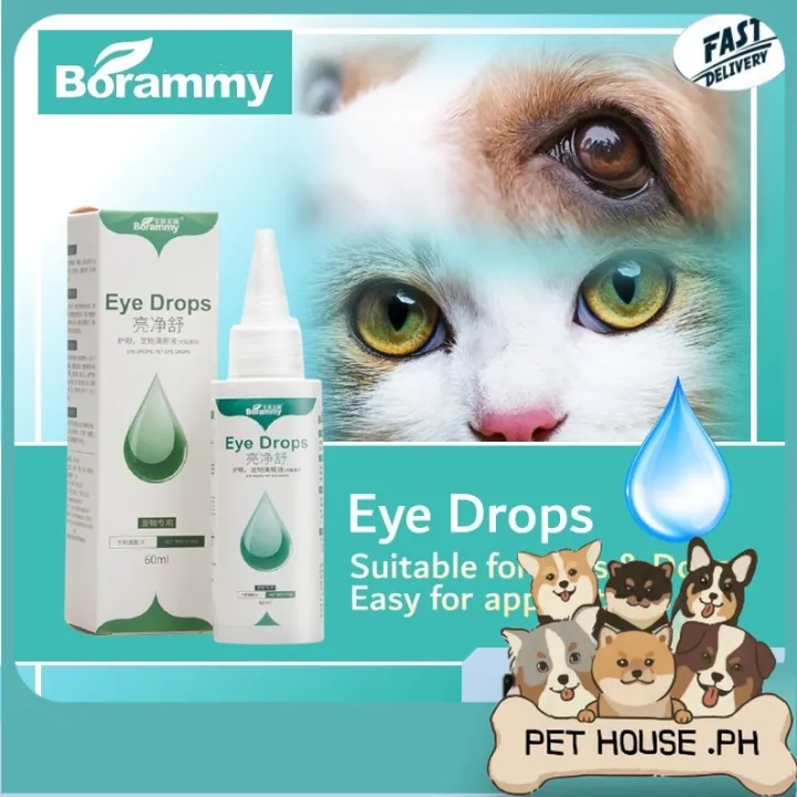 60ml Pet Eye Drops For Dogs Cats Tear Stains Remove Dirt Anti ...