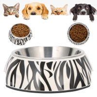 Dog Feeder Dish Stainless Steel Dog Food and Water Bowl for Feeding Food and Water