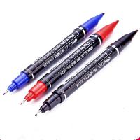 【✲High Quality✲】 zangduan414043703 ปากกา3ปากกาสีหมึกกันน้ำที่ดีปลายปากกาบางปากกาหยาบแบบพกพาปากกามาร์คเกอร์คงทน