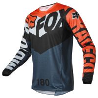 ผู้ชาย Motocross เสื้อเจอร์ซีย์นักปั่น Breathable Racing 180 Trice จักรยานดาวน์ฮิลล์เสือภูเขาแขนยาวเสื้อยืดลายจักรยานยนต์สำหรับชาย