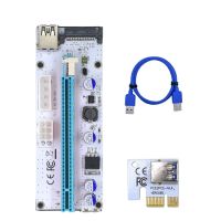 เครื่องขยายเหมืองไรเซอร์การ์ด008S Ver008s 3 In 1 Molex 4pin Sata 6pin Pcie Pci-e Pci อะแดปเตอร์แบบเร็วเป็นพิเศษ1x 16x Usb3.0