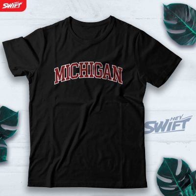 [COD]เสื้อยืด พิมพ์ลาย Michigan DISTROS-5XL  SQCV