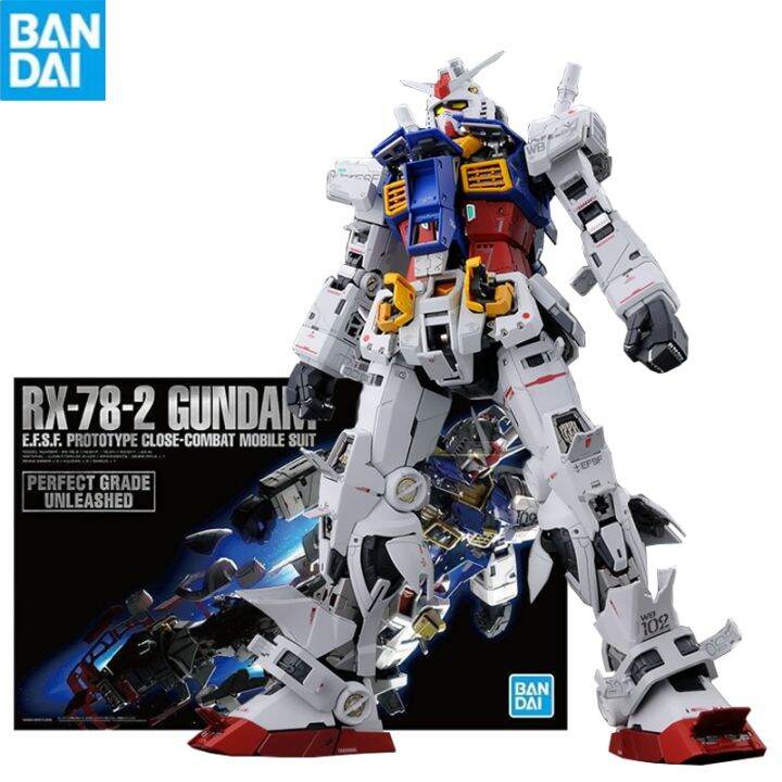 Bandai Gunpla Pg Unleashed 1/60 Gundam Rx-78-2 Pgu 2.0 Assembly Model ...