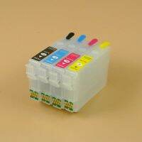 สี่ตลับหมึกรีฟิลเหมาะสำหรับเครื่องพิมพ์ XP101 Epson T1971 T1962-T1964