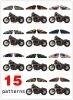 Bình xăng xe máy decal 3d nhãn dán cho harley sportster xl 883 1200 48 - ảnh sản phẩm 1