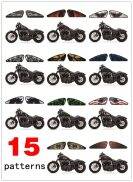Bình xăng xe máy Decal 3D nhãn dán cho Harley Sportster XL 883 1200 48