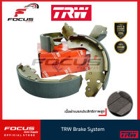 TRW ผ้าดรัมเบรกหลัง Ford Ranger XLT เครื่อง2.2 3.2 Mazda BT50 Pro ยกสูง WildTrack ปี12-18 / ผ้าเบรก ผ้าเบรค / GS7909