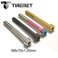 [HOT JIAXHHKWHKLGHWL 555] 1Pcs M8x70 Mm Allen Hex Head Titanium Bolts สกรู DIN912 Ti6Al4V Fit ชุดหูฟัง Mountain Road Brompton Stem BMX Bike