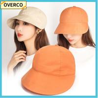 OVERCO ชายหญิง พับเก็บได้ แบบพกพาได้ ปรับได้ปรับได้ หมวกกันแดดหมวก หมวกทรงถัง หมวกชาวประมงหมวก หมวกชายหาดหมวก