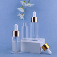 Refillable Bottle Glass Aromatherapy Liquid Transparent Dropper Essence Liquid Dropper Dropper Bottle