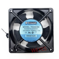 ใหม่สำหรับ Crouzet 70546289 99487420 120*120*38มม. 220V 0.14A พัดลมระบายความร้อน2สายโปรเซสเซอร์ Cooler ฮีทซิงค์พัดลม