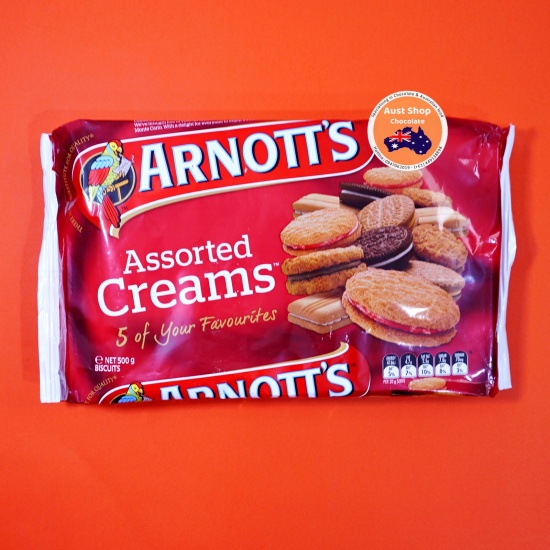 Bánh quy nhân kem arnott s assorted cream biscuits 500g - ảnh sản phẩm 1