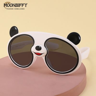 High Quality Children 39;s Sunglasses Cartoon Panda Shape Polarized Sunglasses Trend Kid 39;s Glasses Face Decor Children 39;s Day Gift