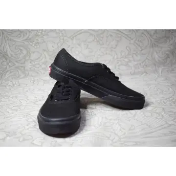 All black cheap no lace vans