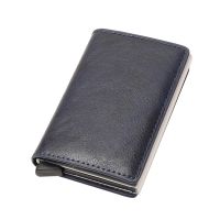 【CW】◎✉  2020 Leather automatically pops up credit card Men And Metal Fashion Card