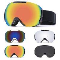 Winter New Snow Goggles Spherical Double-layer Anti Fog Adult Mens Motorcycle Sports Mountaineering Card Myopia Ski Glasses