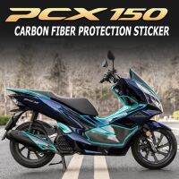 ☽卍▨ Motorcycle PCX 2D Carbon Fairing Sticker Full Kits Decoration Decals Tankpad for Honda Pcx150 PCX 150 2021 2022 accessories