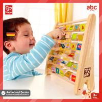 Hape ของเล่นไม้ ตัวอักษร 2 ด้าน Alphabet Abacus ของเล่น เด็ก เสริมพัฒนาการ สำหรับเด็ก 3 ปีขึ้นไป