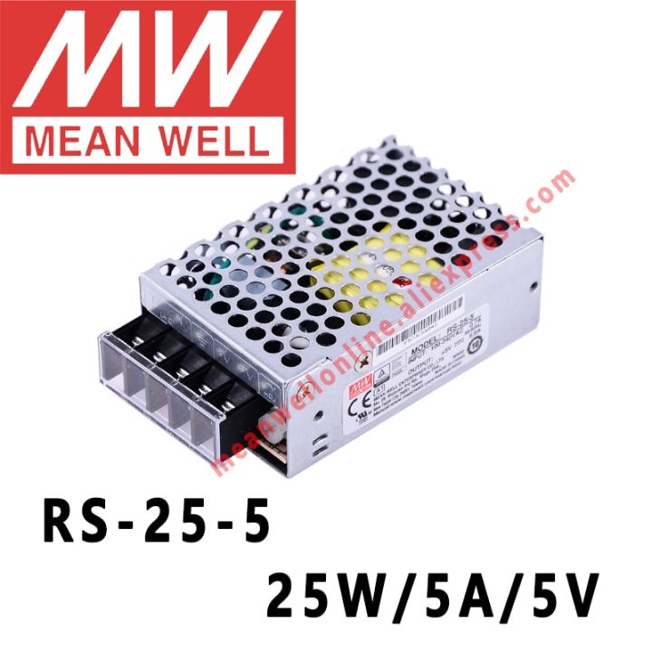 หมายถึง-rs-25-5-ac-dc-25w-5a-5v-เอาต์พุตเดี่ยวสวิตช์จ่ายไฟสลับร้านค้าออนไลน์-meanwell