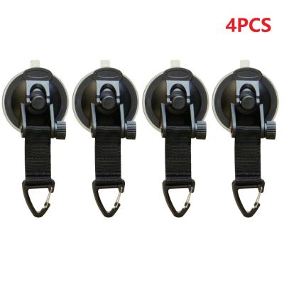 4PCS Super Powerful Suction Cup Anchor Securing Hook Tie Down Glass Boats SUPs Cars CampersCamping Tarp As Car Side Awning