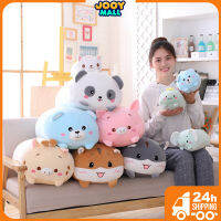 JOOY  ตุ๊กตาหมอนน่ารักตุ๊กตาหมีแพนด้า Plushie ช้างหนูแฮมสเตอร์ไดโนเสาร์ตุ๊กตาหมีเด็กผู้หญิงถือของเล่นเด็ก Gift