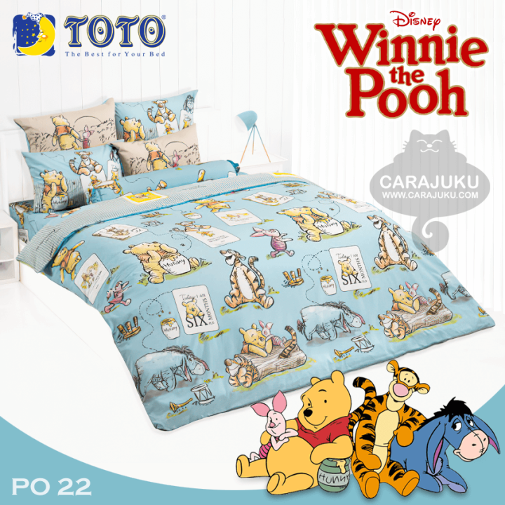 toto-ชุดผ้าปูที่นอน-5-ฟุต-ไม่รวมผ้านวม-หมีพูห์-winnie-the-pooh-ชุด-4-ชิ้น-เลือกสินค้าที่ตัวเลือก-โตโต้-ผ้าปู-ผ้าปูที่นอน-ผ้าปูเตียง