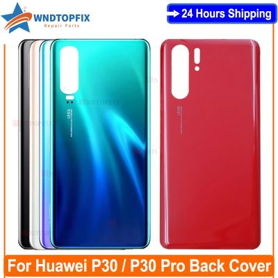 For Huawei P30 ELE-L09 L29 Back Battery Cover Rear Glass Door Housing Case For Huawei P30 Pro VOG-L04 Battery Cover With Glue Replacement Parts
